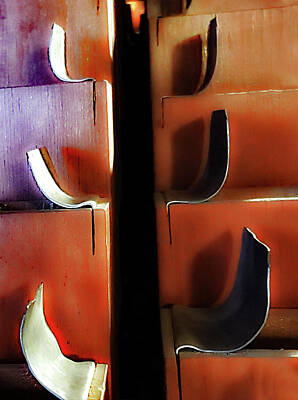 Still Life Mixed Media - Utility Room Shapes 2 by Sharon Williams Eng