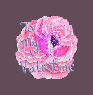 Amy Hamilton Watercolor Animals Rights Managed Images - Valentine fragrance rose  Royalty-Free Image by Angela Whitehouse