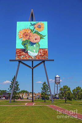 Grimm Fairy Tales - Van Gogh Sunflowers by Lynn Sprowl