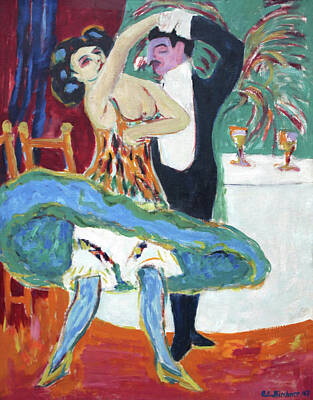 Royalty-Free and Rights-Managed Images - Vaudeville Theater by Ernst Ludwig Kirchner