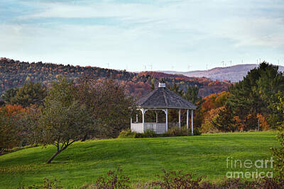 Curated Weekender Tote Bags - Vermont Gazebo by Catherine Sherman