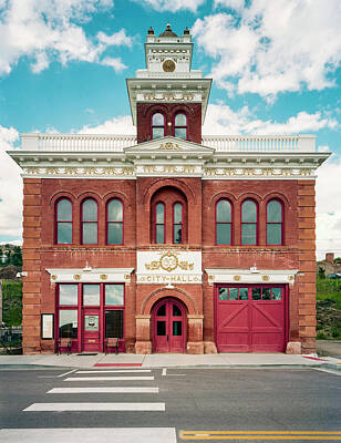 Road Trip Royalty Free Images - Victor Colorado city hall Royalty-Free Image by Chris Augliera