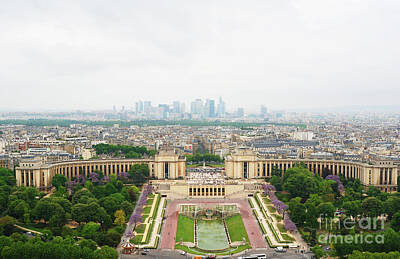 Paris Skyline Rights Managed Images - View at Chaillot palace. Royalty-Free Image by Olena Mykhaylova