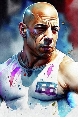 Frame Of Mind Rights Managed Images - Vin Diesel, Actor Royalty-Free Image by Esoterica Art Agency