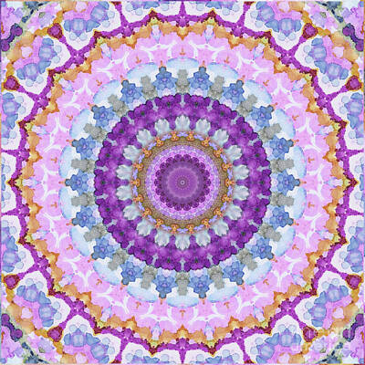 Comedian Drawings Rights Managed Images - Violet kaleidoscope Royalty-Free Image by Marta Nowicka