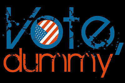 Rustic Cabin - VOTE Dummy Election 2020 by Tony Rubino