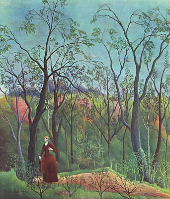 Royalty-Free and Rights-Managed Images - Walk in the Wood by Henri Rousseau by Mango Art