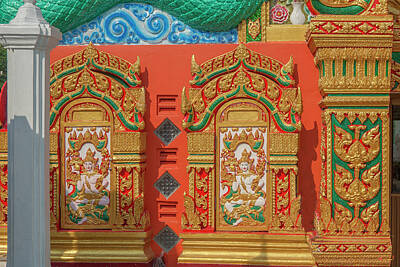 Maps Maps And More Maps - Wat Nak Prok Wihan Ornamentation DTHB1886 by Gerry Gantt