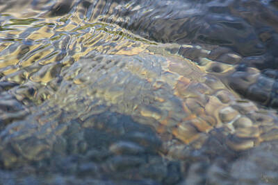 1-war Is Hell - Water Abstract in the Spring Methow River by Omashte by Omaste Witkowski