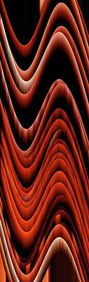 Abstract Photos - Waves of Red by Whispering Peaks Photography