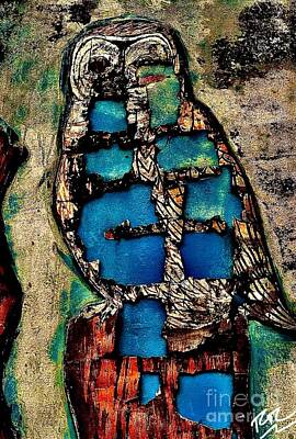 Abstract Photos - Weathered Owl by RTC Abstracts