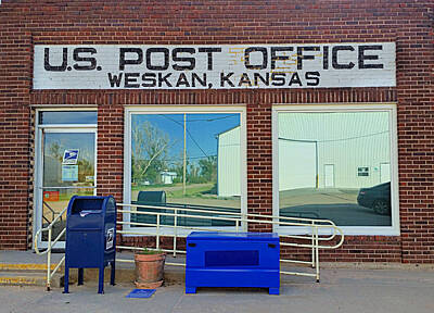 Garden Tools - Weskan, Kansas Post Office  by Ally White