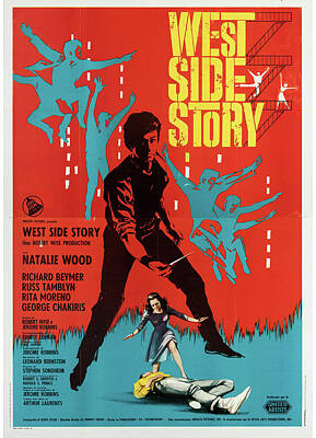 Royalty-Free and Rights-Managed Images - West Side Story poster 1961 by Stars on Art