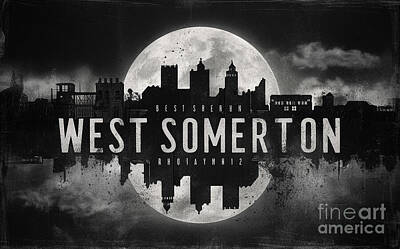 City Scenes Rights Managed Images - West Somerton Skyline Travel City in England Royalty-Free Image by Cortez Schinner