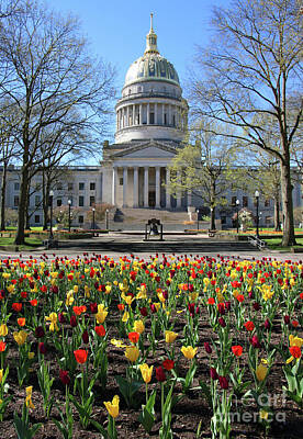 Street Posters Royalty Free Images - West Virginia State Capitol 9092 Royalty-Free Image by Jack Schultz