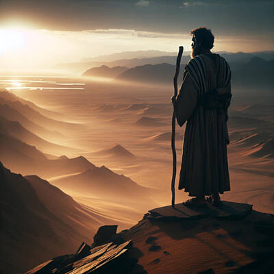 Landscapes Digital Art - What Can Moses Teach Us About Facing Our Fears and Embracing Our Calling by BGodInspired