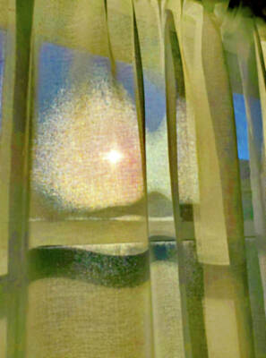 Still Life Mixed Media - What Light Through Yonder Window Breaks? by Sharon Williams Eng