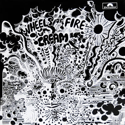 Rock And Roll Mixed Media - Cream - Wheels of Fire by Robert VanDerWal
