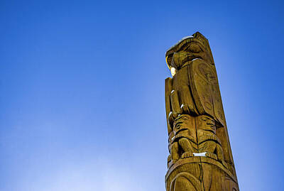 Royalty-Free and Rights-Managed Images - Whistler Totem Pole 2 by Pelo Blanco Photo