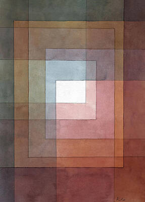 Royalty-Free and Rights-Managed Images - White Framed Polyphonically by Paul Klee  by Mango Art
