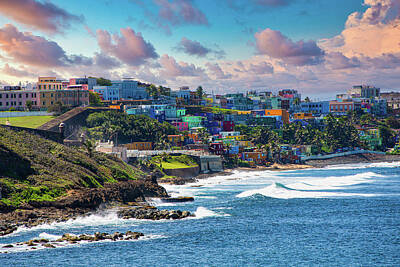 Landscapes Rights Managed Images - White Surf on Coast of Puerto Rico Royalty-Free Image by Darryl Brooks