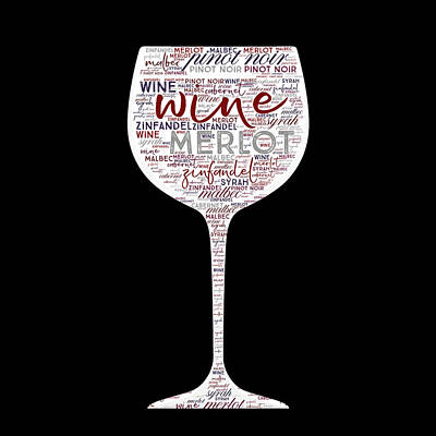 Wine Digital Art - Wines in a Glass by Brandi Fitzgerald
