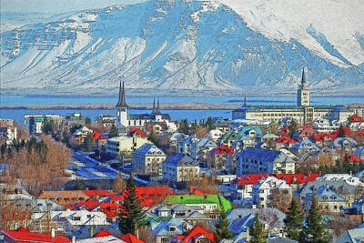 Modern Man Movies - Winter in Reykjavik, Iceland by Frans Blok