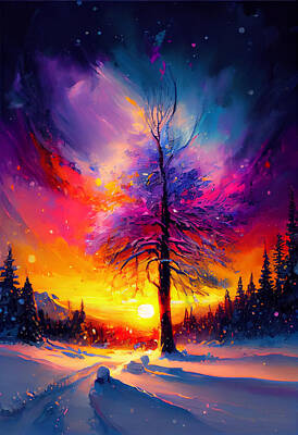 Western Art - Winter Solstice by Ann Leech
