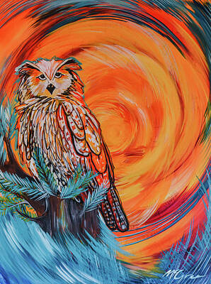 Grace Kelly - Wise Old Owl by Allison McGree