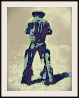 Western Buffalo Royalty Free Images - Workin Cowboy Royalty-Free Image by David Hinds