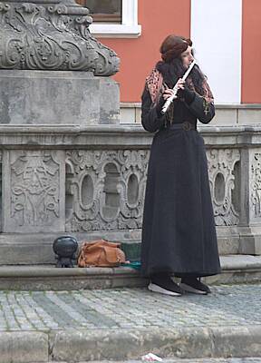 Musician Photo Royalty Free Images - Wroclaw City Scenes 35 Royalty-Free Image by John Hughes