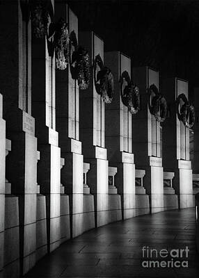 Claude Monet Royalty Free Images - WWII Memorial, DC to Nebraska Royalty-Free Image by Robert Yaeger