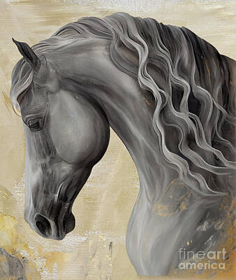 Animals Paintings - Checkmate I by Mindy Sommers