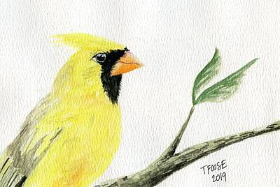 Book Quotes - Yellow Cardinal by Taphath Foose