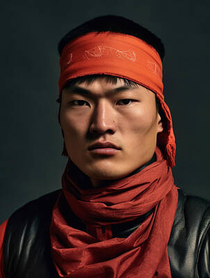 Brad - Youth  from  Mongolian  Kazakhs  Mongolia  exremely    f  fd  c  aa  feec, by Asar Studios by Romed Roni