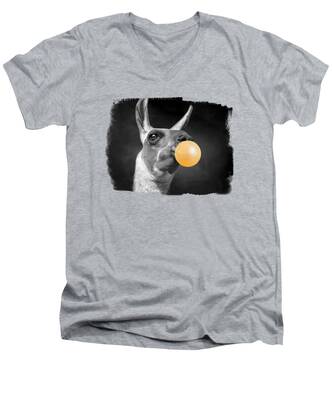 Domesticated Animals V-Neck T-Shirts