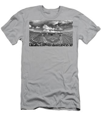 Dodger Stadium And Los Angeles Skyline T-Shirt by Mountain Dreams - Fine  Art America