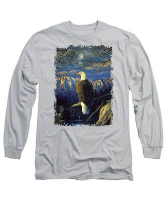 Mountain Sunset Long Sleeve T-Shirts
