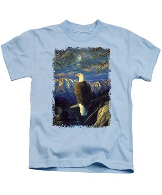 Mountain Sunset Kids T-Shirts