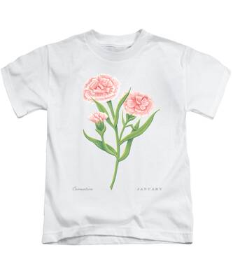 Carnations Kids T-Shirts