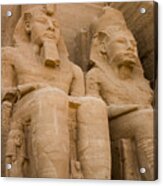 Statues At Abu Simbel Acrylic Print
