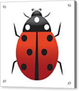Ladybugs Acrylic Print