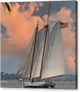 Spirit Of Sc - Tall Ship - Charleston Waters Canvas Print