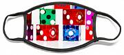 Colorful Dice Face Mask Colorful Dice Face Mask