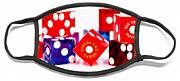 Colorful Dice Face Mask Colorful Dice Face Mask