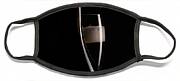 Red Sparking Wine On A Wineglass And Black Wine Bottle. Face Mask Red Sparking Wine On A Wineglass And Black Wine Bottle. Face Mask