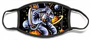 Fishing Astronaut Fisherman Space Cosmic Spaceman by Tony Rubino