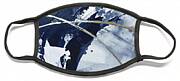 Gilded Arcs 2 - Navy Face Mask Gilded Arcs 2 - Navy Face Mask