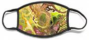 Suroto - Funky Artistic Colorful Abstract Marble Fluid Digital Art Face Mask Suroto - Funky Artistic Colorful Abstract Marble Fluid Digital Art Face Mask
