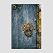 Old Gothic Church Door Handle Throw Pillow by Tim Gainey - Tim